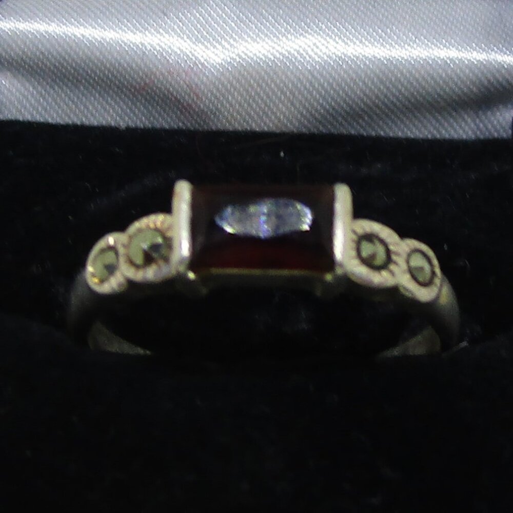 Small Solitaire Stone Set Ring - image 2